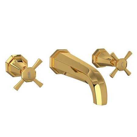 Rohl Deco Wall Mount Lavatory Faucet U.3171X-ULB/TO-2